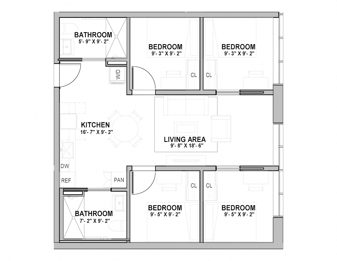 316 12th Street 1-4 Beds Apartment for Rent - Photo Gallery 12