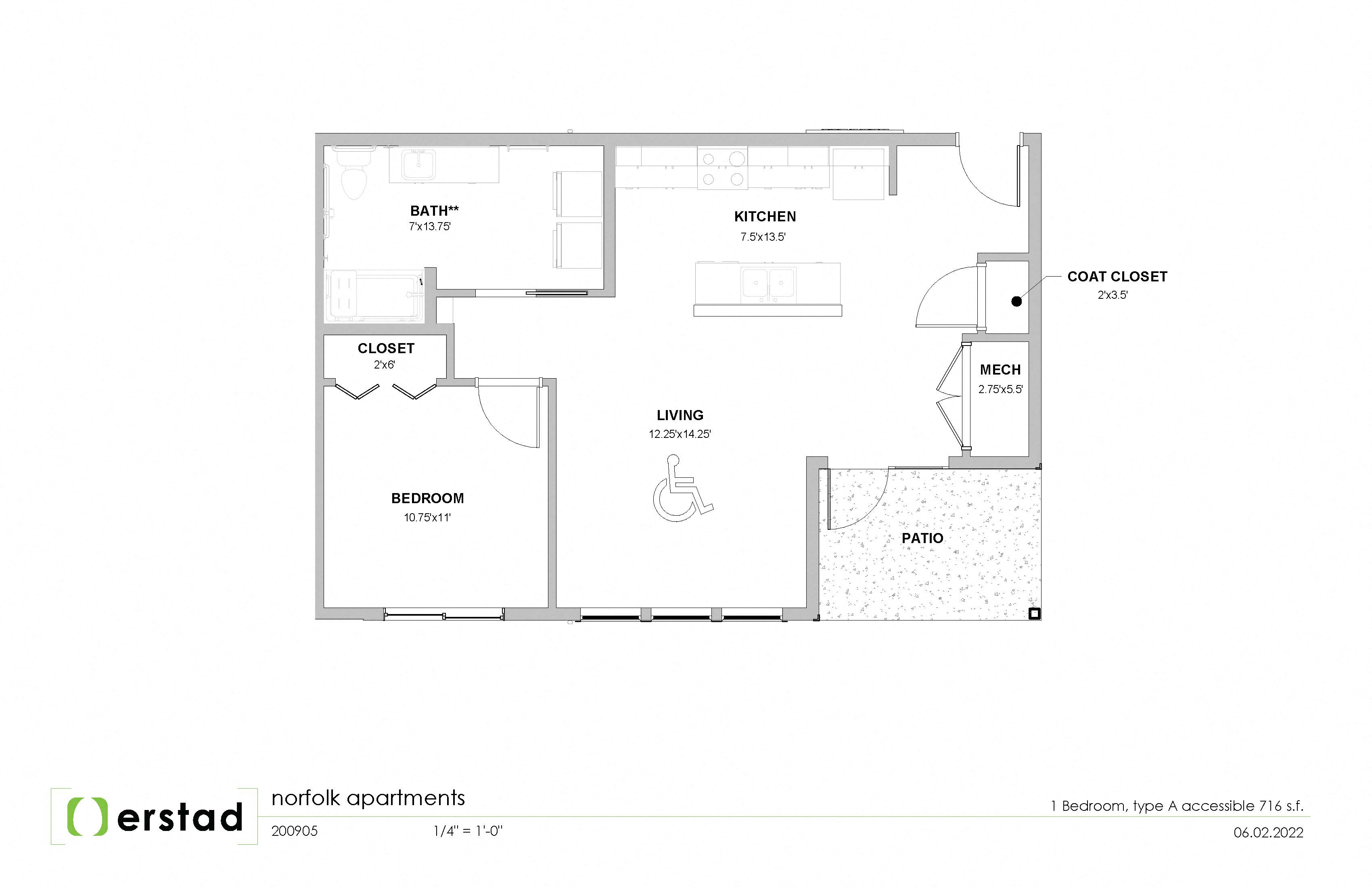 One Bedroom - One Bath