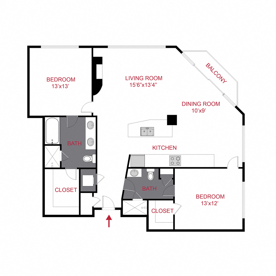 Detroit Floor Plan at The Seasons of Cherry Creek