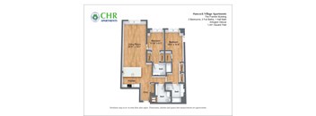 a floor plan of a 2100 sq ft roommates