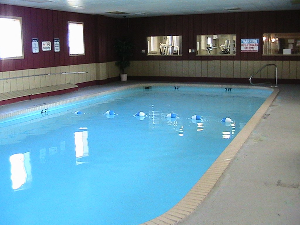 the swimming pool at our hotel