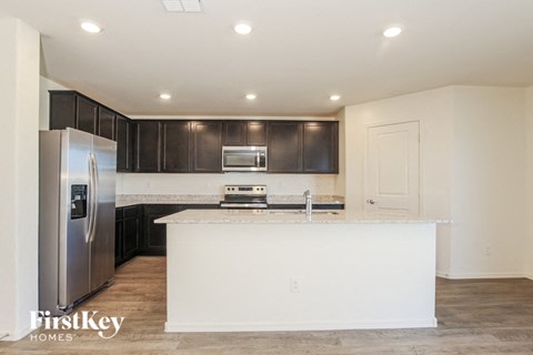 the kitchen is clean and ready for us to use