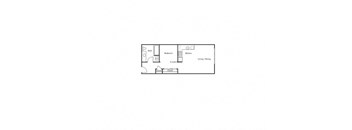 1 Bedroom 1 Bathroom C Floor Plan at Ruth Court Apartments, Seattle, WA