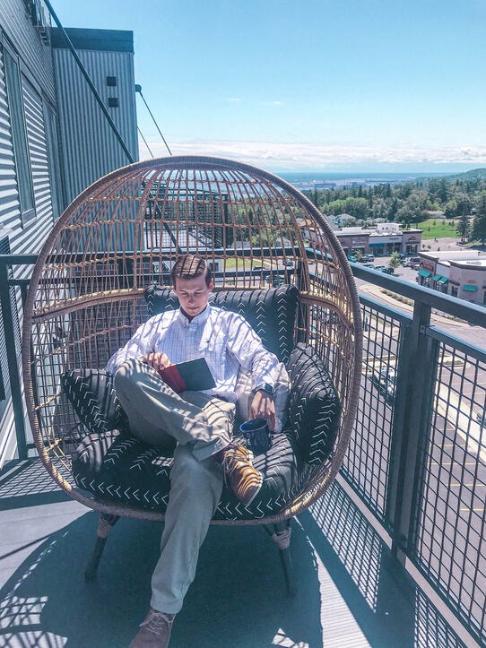 Patio at Vue at Bluestone, Minnesota