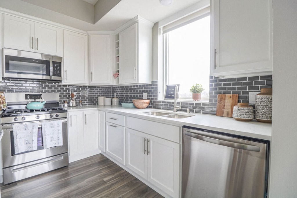 Fully Furnished Kitchen at Vue at Bluestone, Minnesota, 55803