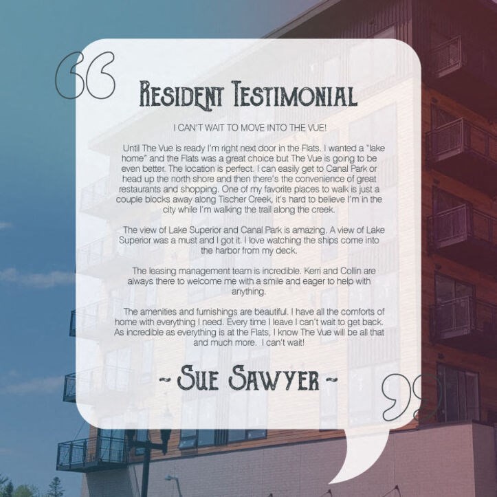 Resident Testimonial at Vue at Bluestone, Duluth, 55803