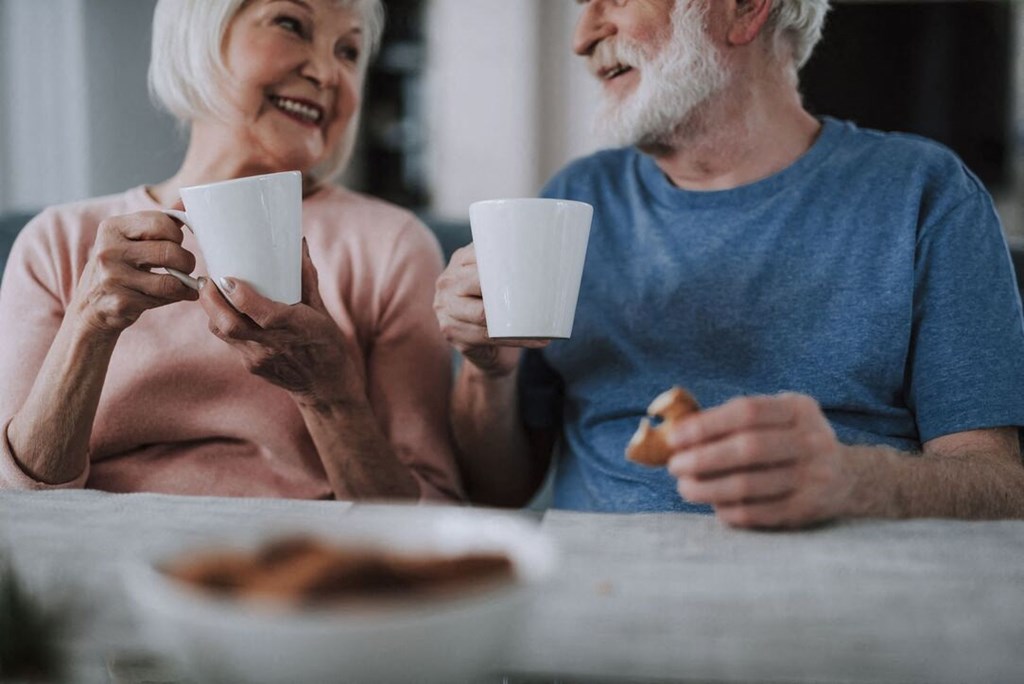 Adults Having A Coffee at Vue at Bluestone, Duluth, 55803