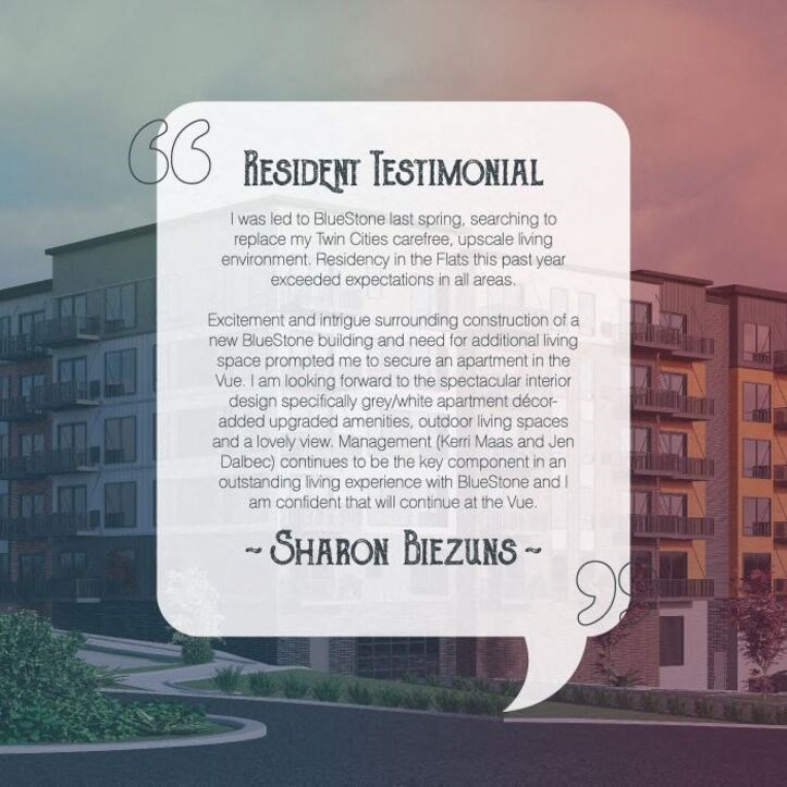 Resident Testimonial at Vue at Bluestone, Duluth, Minnesota