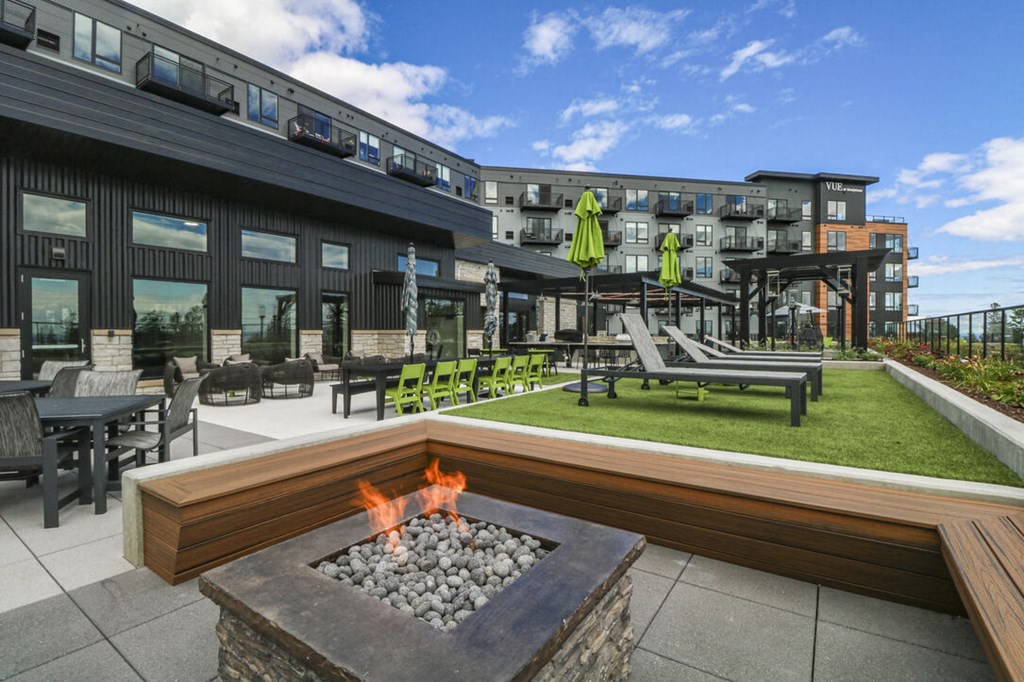Firepit at Vue at Bluestone, Duluth, 55803