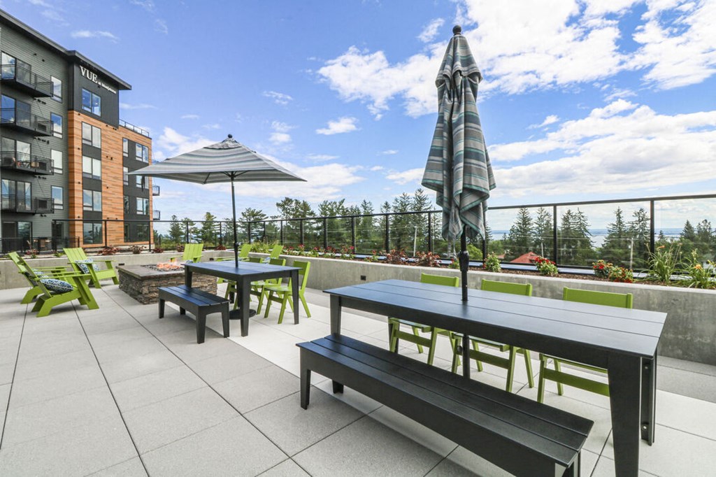 Outdoor Living Area at Vue at Bluestone, Duluth, Minnesota