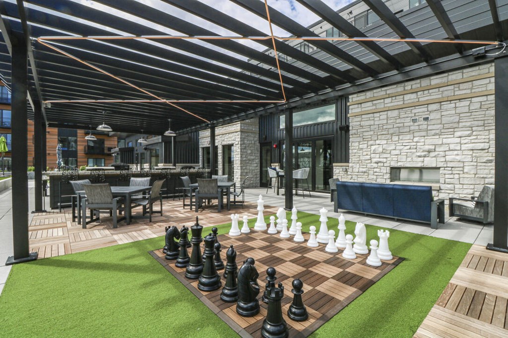 Outdoor Chess at Vue at Bluestone, Duluth