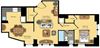 Historic Wing Floor Plan 1 Bedroom Historic Wing Floor Plan 1 Bedroom