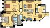 Historic Wing Floor Plan 2 Bedroom Historic Wing Floor Plan 2 Bedroom
