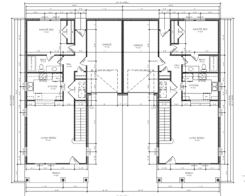 a schematic floor plan of a house