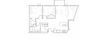 2 Bedroom 1 Bath +Den