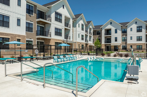 our apartments offer a swimming pool in front of our building