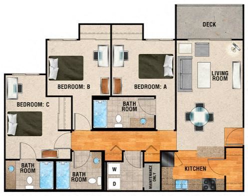3 Bedroom