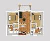 2 Bedroom - Linear