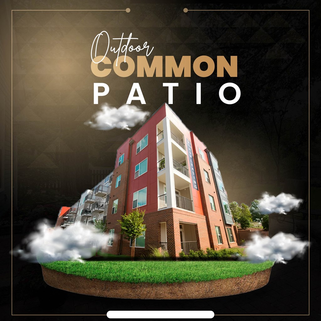 a 3d model of an apartment building on a black background