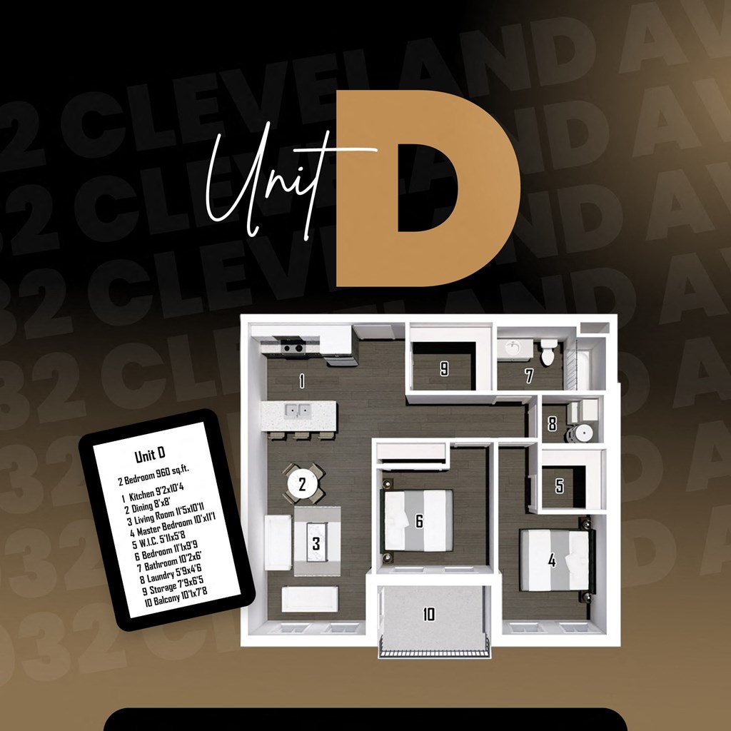 a floor plan of a bedroom apartment with a bathroom and a living room