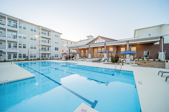 the swimming pool at the preserve at city center apartments