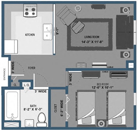 20 Veterans Memorial Drive 1 Bed Apartment for Rent - Photo Gallery 8