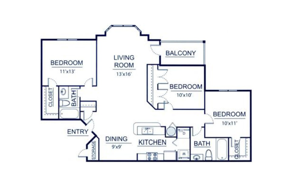 100 Caledon Court 1-3 Beds Apartment for Rent - Photo Gallery 27