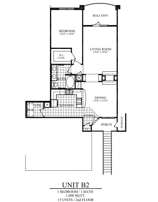 1 Bdm/1 Bth/2nd Flr