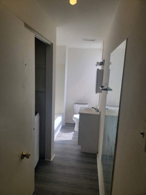 a small bathroom with a sink and a toilet