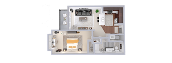 Phase 1 - 1 Bed, 1 Bath (B2)
