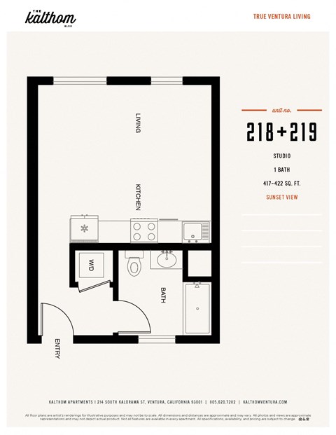 214 S. Kalorama St. Studio-2 Beds Apartment for Rent - Photo Gallery 13