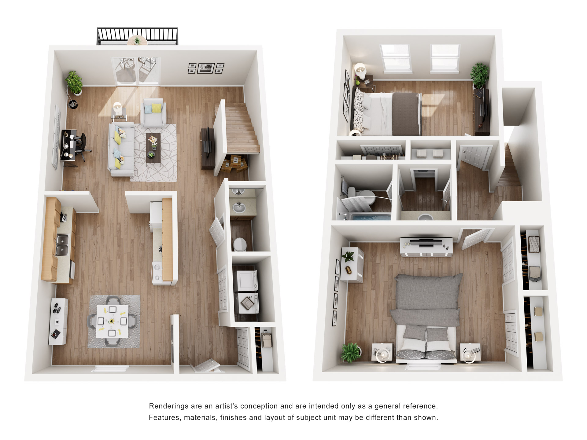 2 bed 1.5 bath Townhome