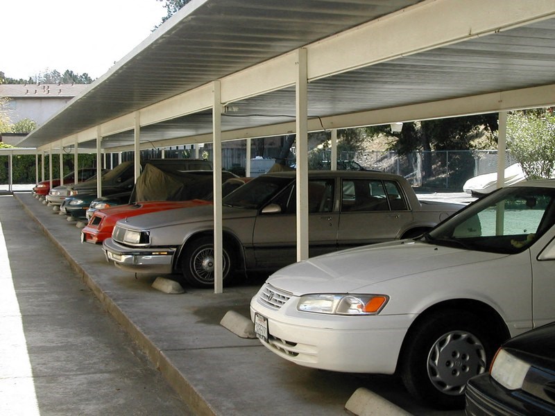 Photo of cars in carport