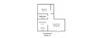 1 Bedroom 1 Bathroom