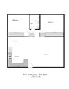 Walnut Crest Floor Plan 2 bedroom/1 bath Walnut Crest Floor Plan 2 bedroom/1 bath