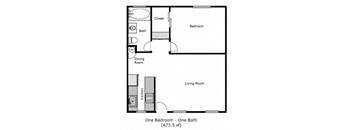 1 Bedroom 1 Bathroom
