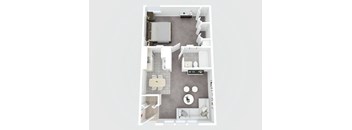 1 Bedroom, 1 Bathroom