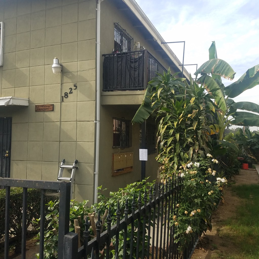 the building where the apartment is located