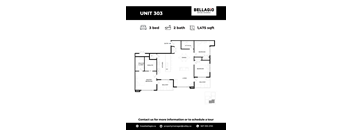 3 Bedrooms, 2 Bathrooms