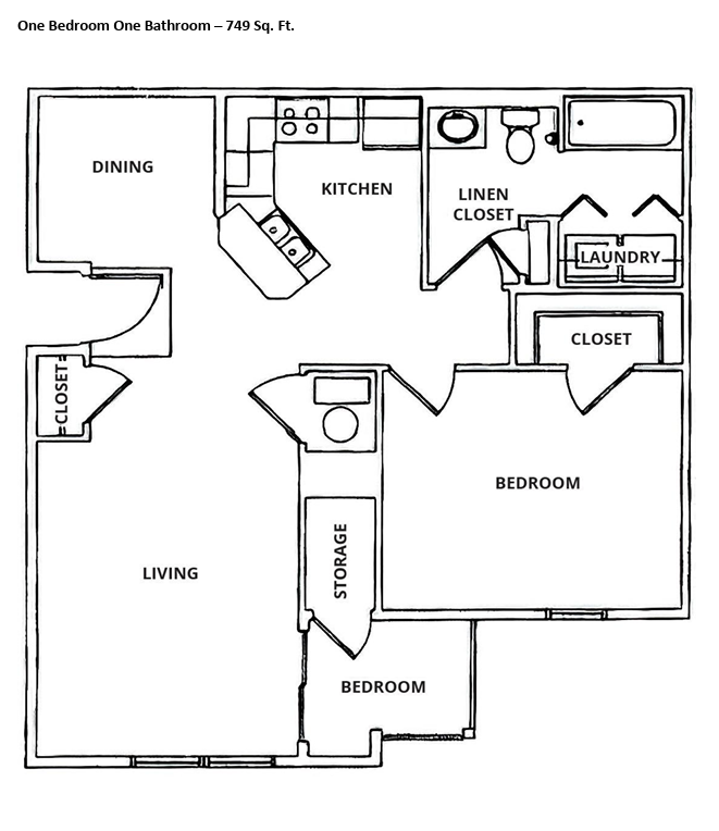 1 BEDROOM