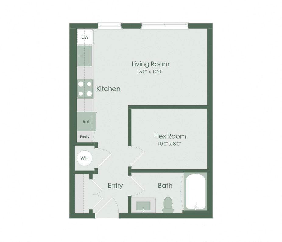 Studio Floor plan