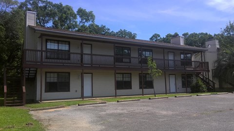 the building where the apartment is located
