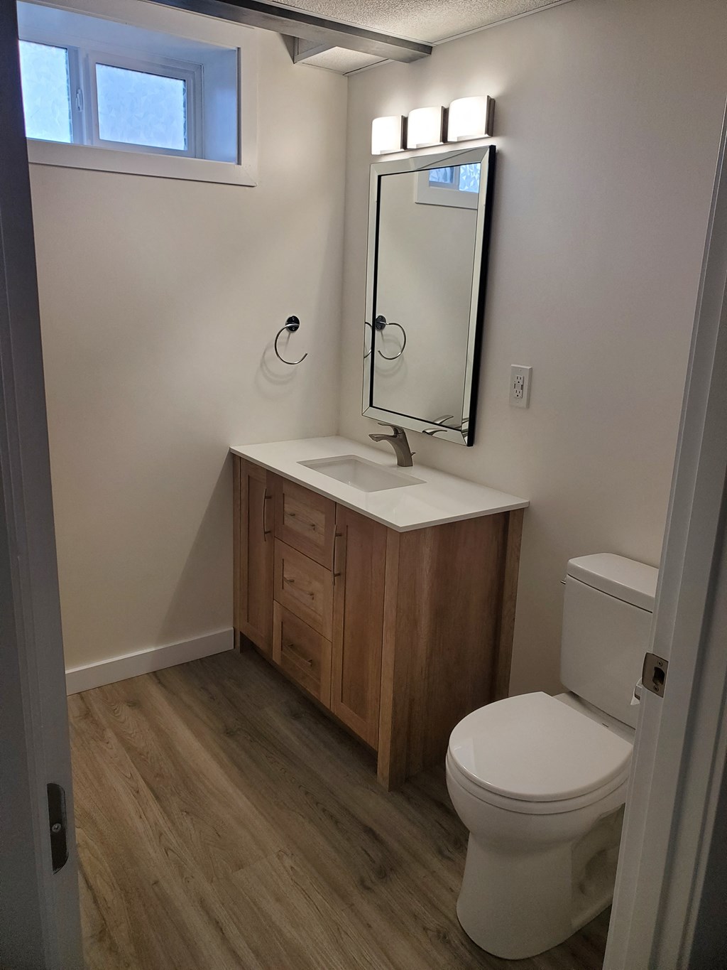 a small bathroom with a toilet and a sink