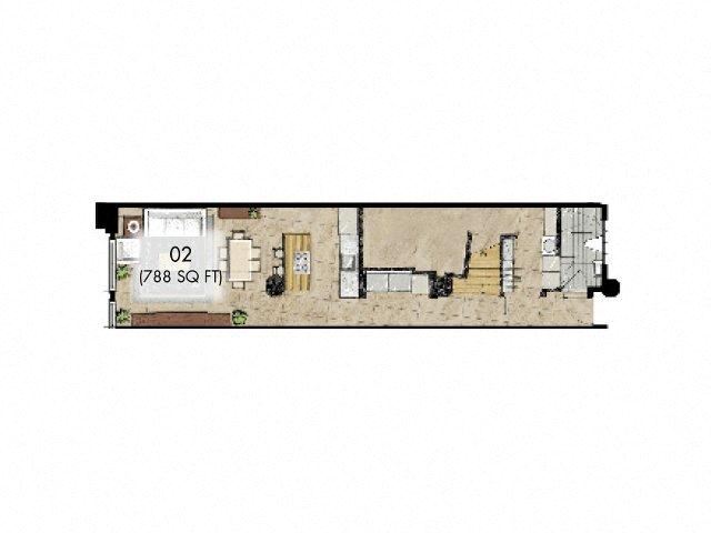 One Bedroom One Bathroom One Bedroom One Bathroom