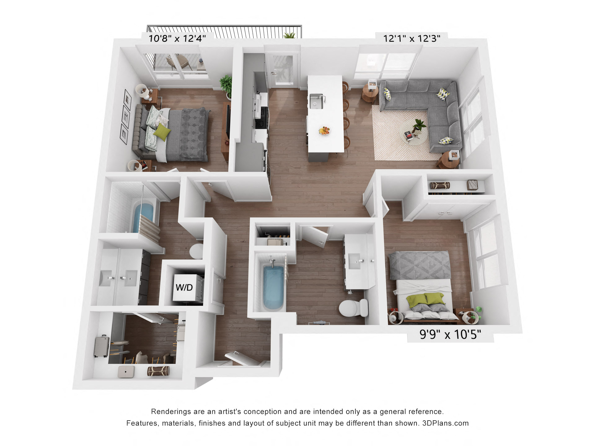 201 Del Sol Drive 1-3 Beds Apartment for Rent - Photo Gallery 17