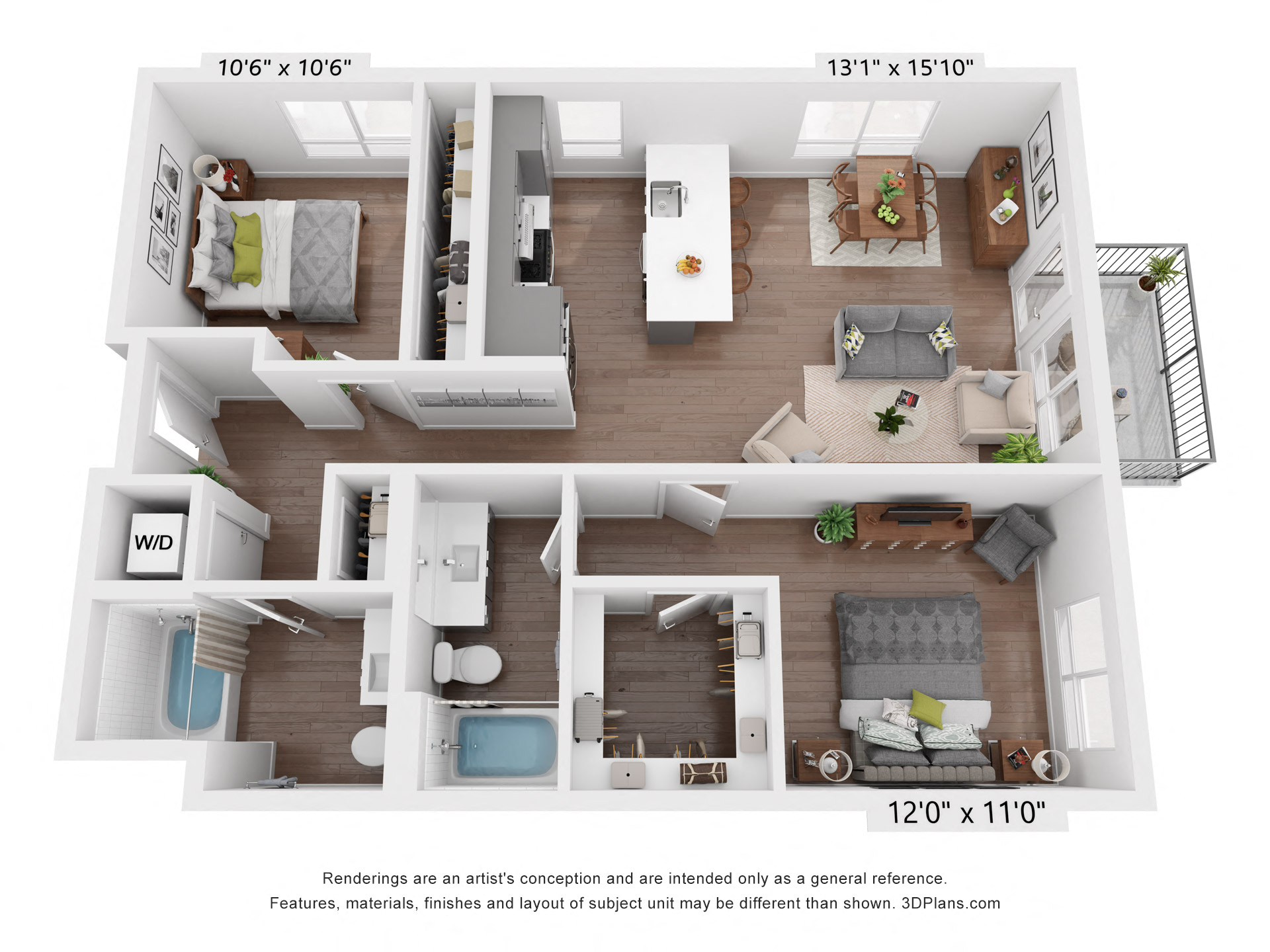 201 Del Sol Drive 1-3 Beds Apartment for Rent - Photo Gallery 21
