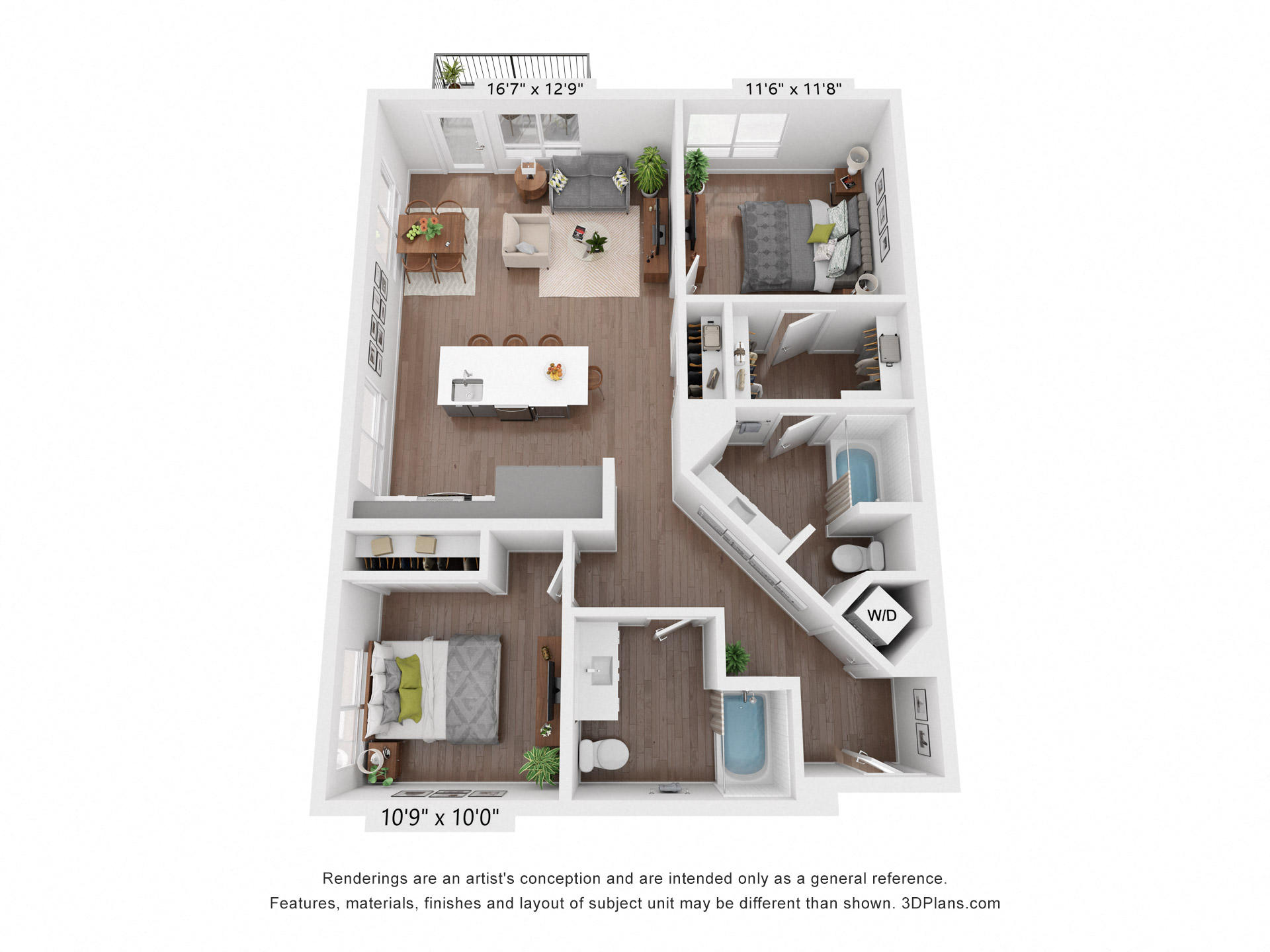 201 Del Sol Drive 1-3 Beds Apartment for Rent - Photo Gallery 23