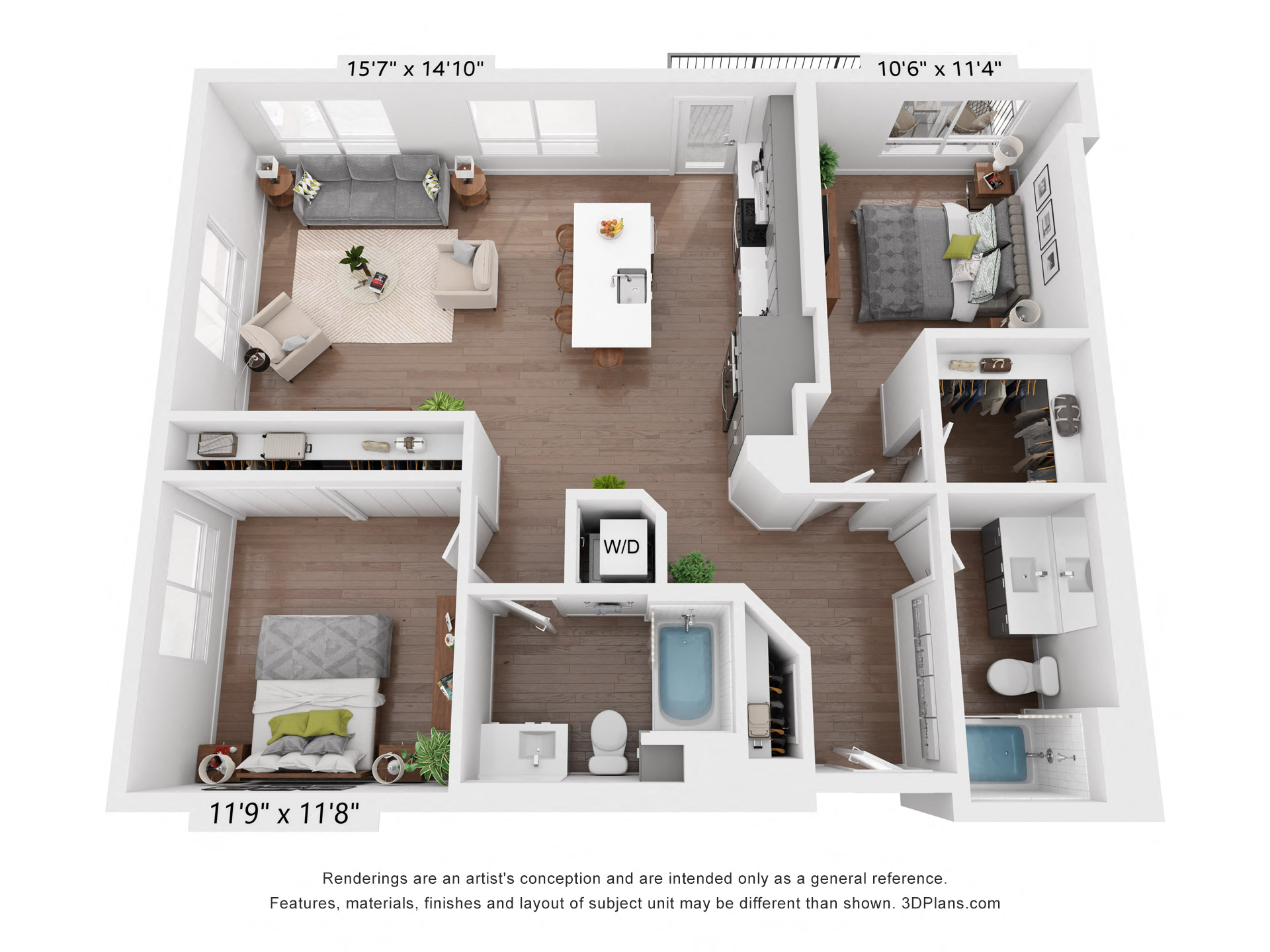 201 Del Sol Drive 1-3 Beds Apartment for Rent - Photo Gallery 25