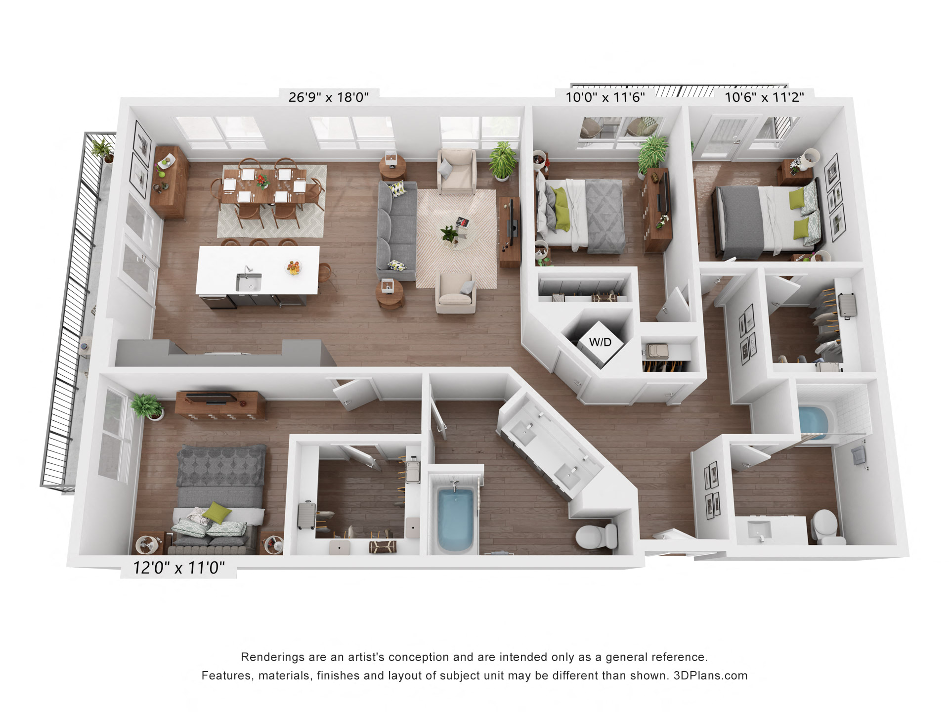 201 Del Sol Drive 1-3 Beds Apartment for Rent - Photo Gallery 34