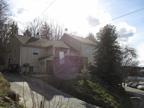 a view of the house from the street